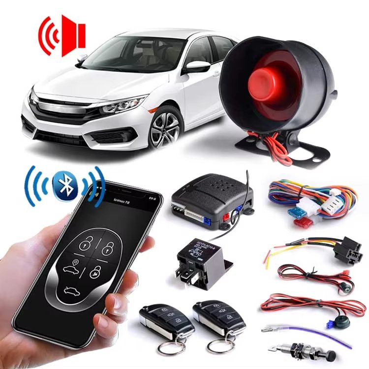 NTO High Tech Siren 12V Variable Code Valet Module Central Lock Blue Tooth Coche Remote Control Car Car Alarm Security System